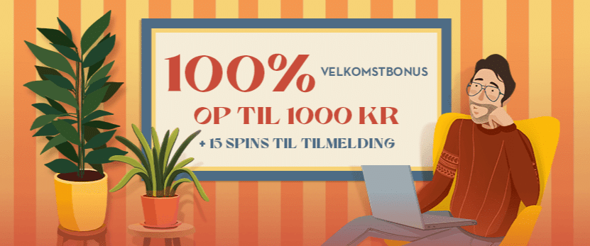 Spilleboden - Få 100% op til 1000 kr. + 15 free spins